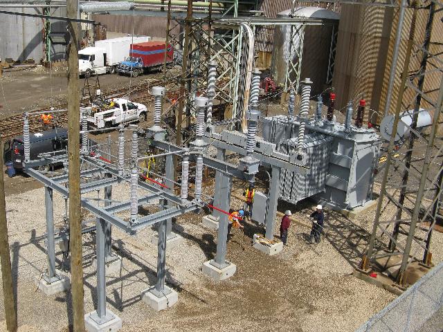 138kV to 13.8kV Outdoor Substation